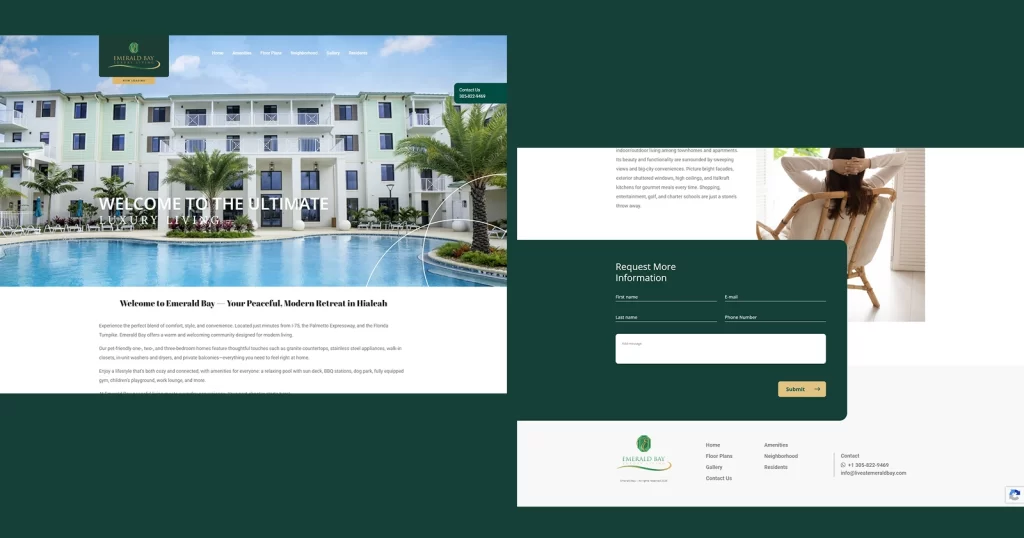 Emerald Bay marketing design by Creative Mindworks