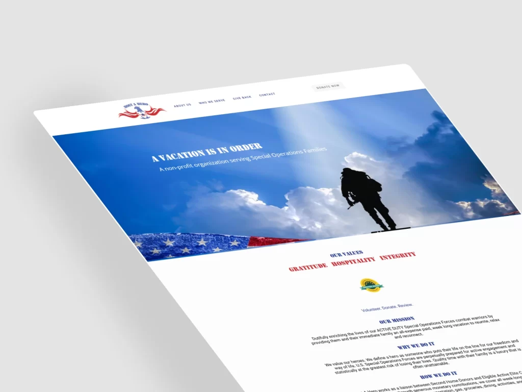 Host a Hero marketing design by Creative Mindworks