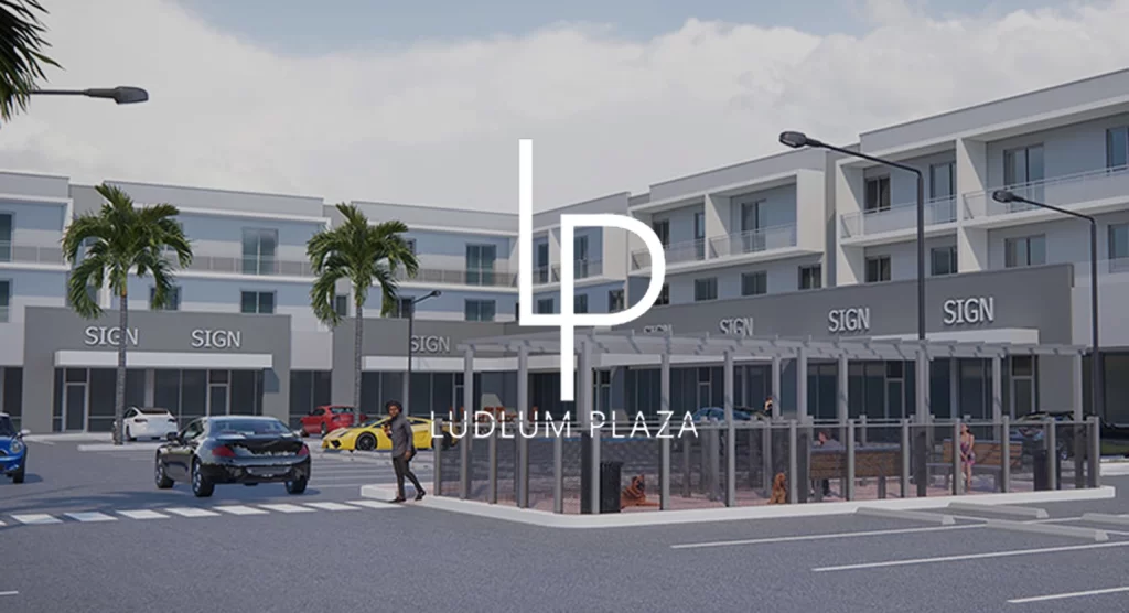 Ludlum Plaza marketing design by Creative Mindworks